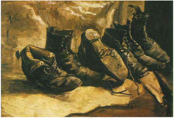 van gogh shoes painting value