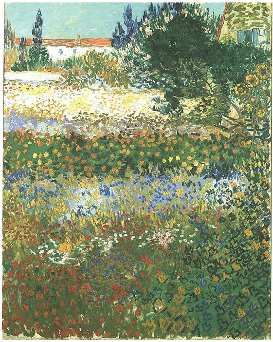 Flowering Garden by Vincent Van Gogh - 143 - Painting