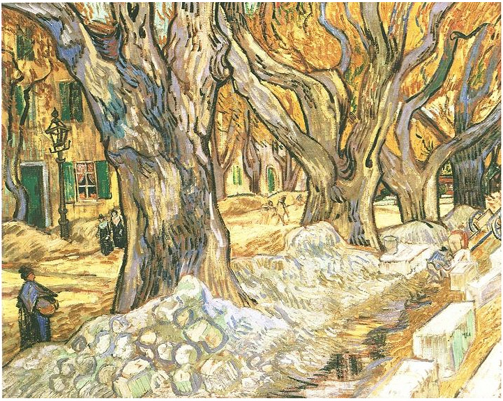 Road Menders, The by Vincent Van Gogh - 471 - Painting