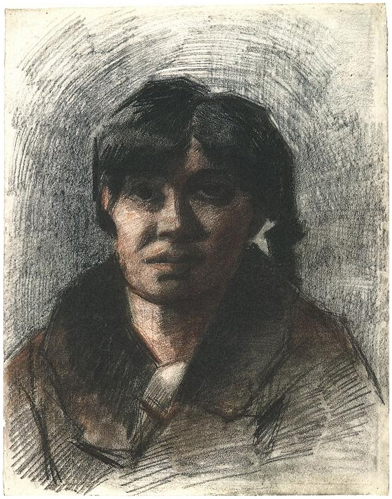 Portrait Of A Woman By Vincent Van Gogh 1046 Drawing