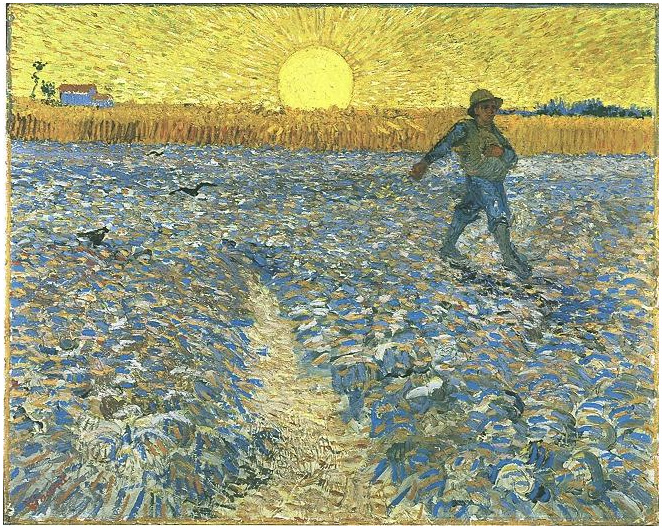 Vincent van Gogh's Sower, The Painting