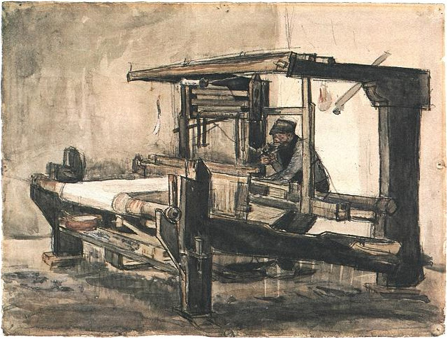 Vincent van Gogh's Weaver Watercolor